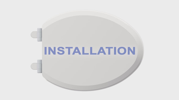 How to install a Topseat toilet seat with Magic Hinge.